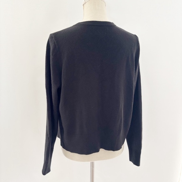 Croft & Barrow Black Cardigan Sweater - Picture 3 of 7